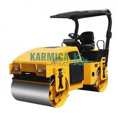 3 Ton Tandem Drum Full Hydraulic Driven Vibratory Roller